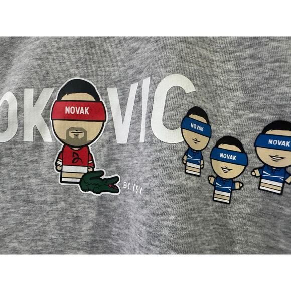Lacoste Sport x Novak Djokovic YSY Sweatshirt Medium - Picture 7 of 11